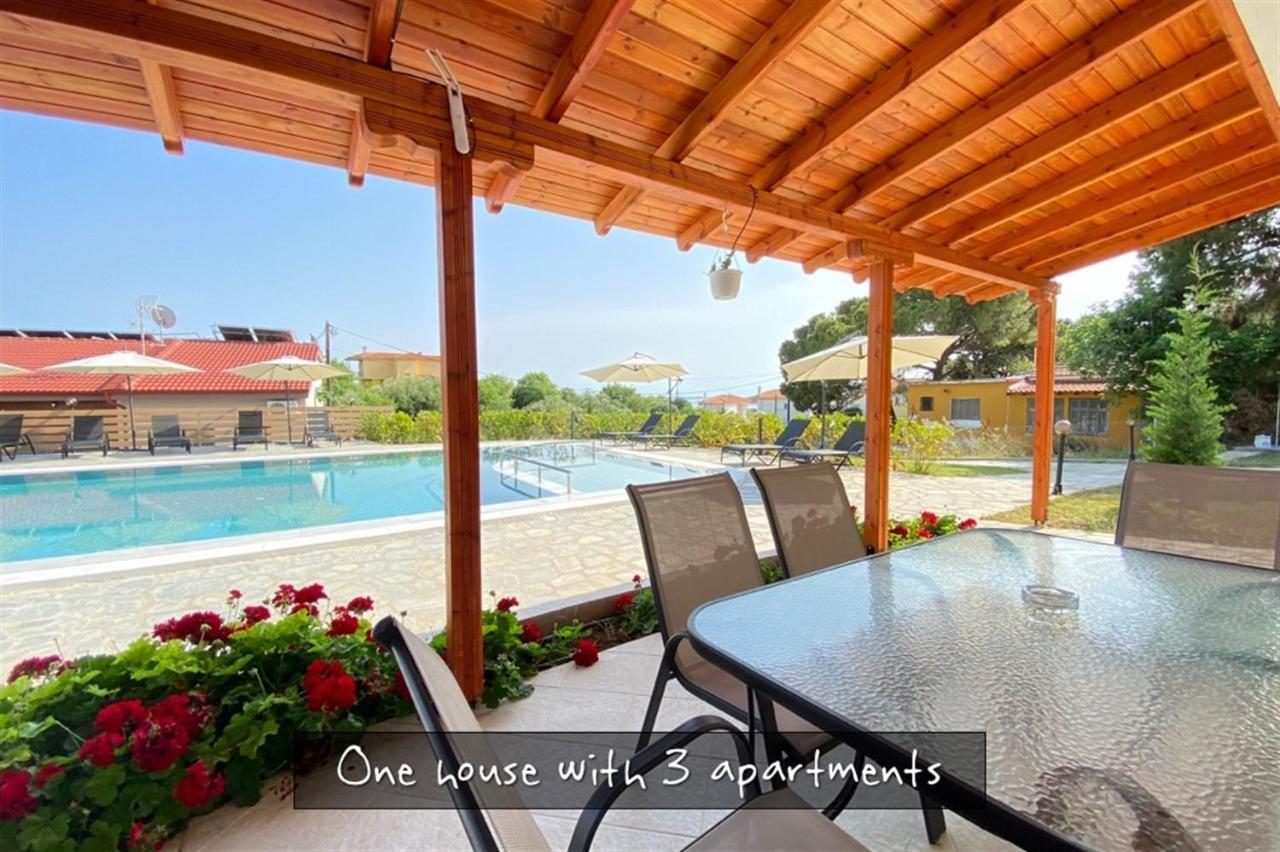 Villa Metaxia Kalyves Polygyrou Bagian luar foto